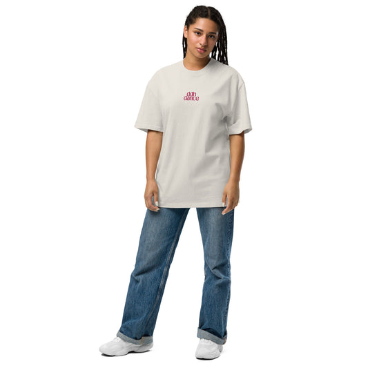 DDH Embroidered Oversized Faded t-shirt